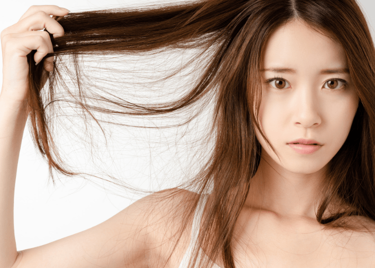 rambut kering dan bercabang