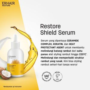 Restore Shield Serum untuk frizzy hair 