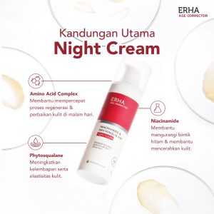 night cream age corrector penuaan dini